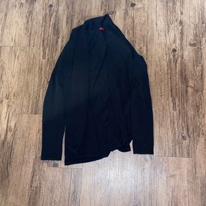 black cardigan